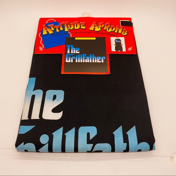 NWT Attitude Aprons The Grillfather Apron - Picture 6 of 8